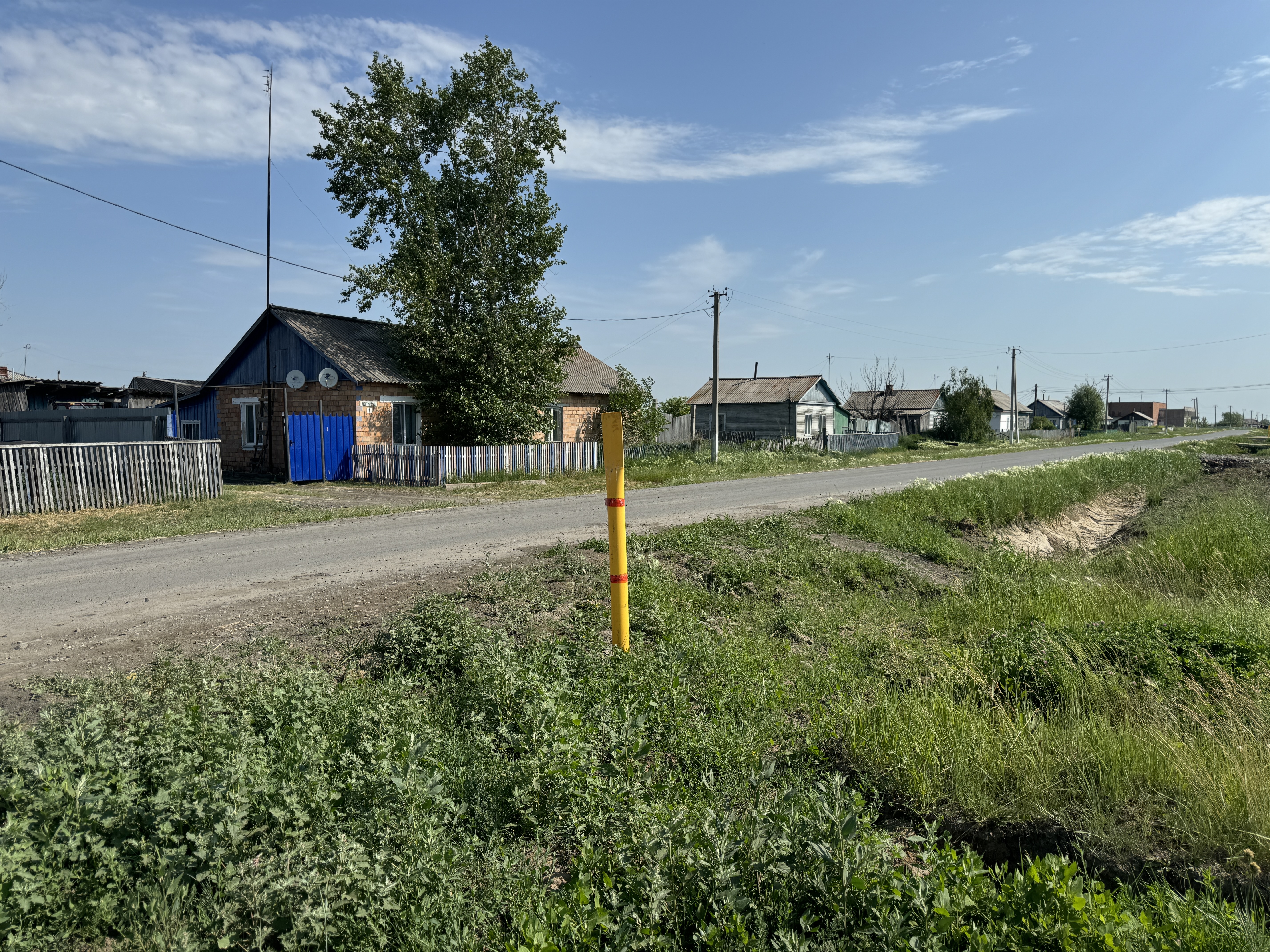 В Называевском районе Омской области введен в эксплуатацию межпоселковый газопровод