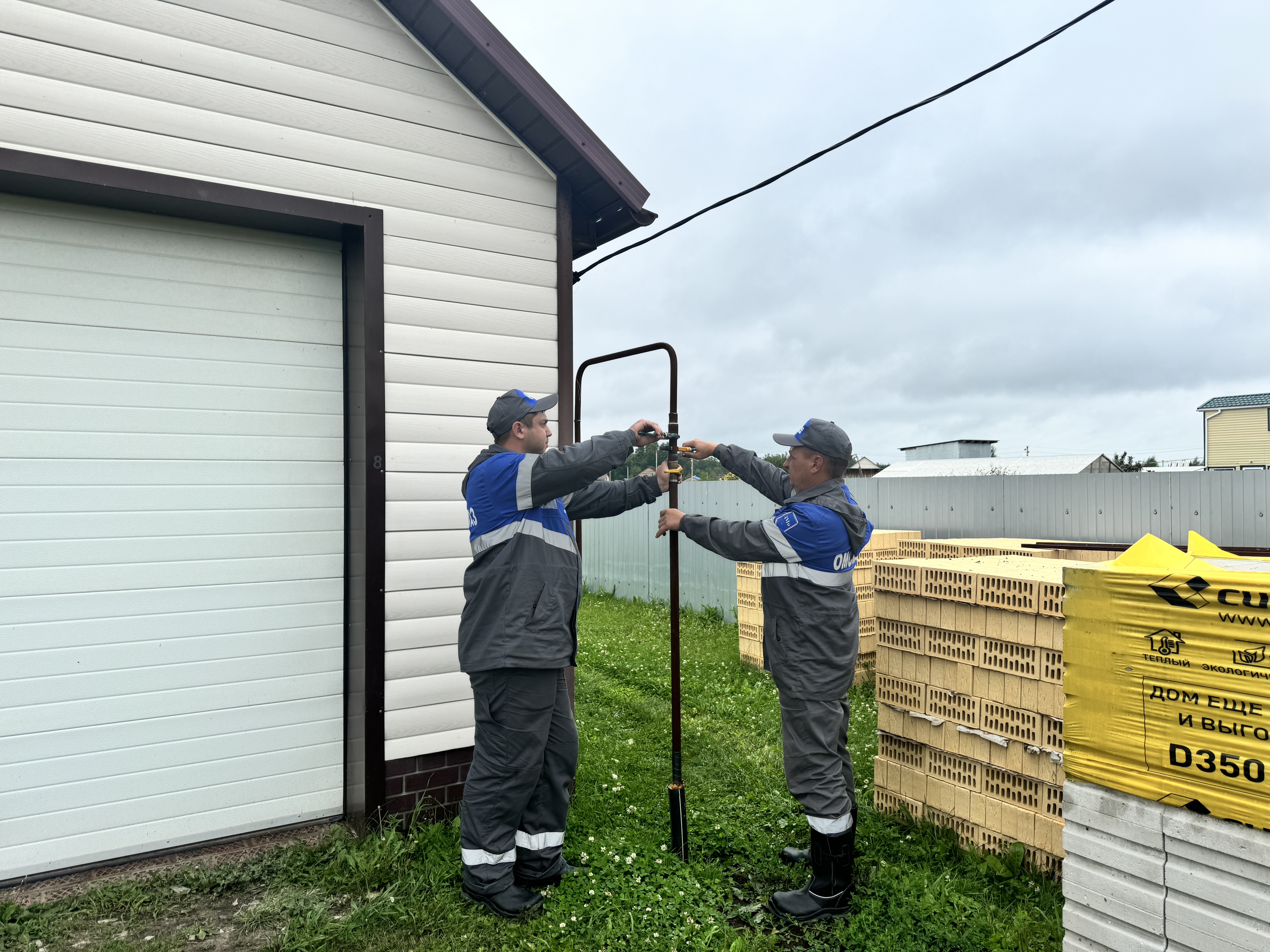 В селе Азово Омской области построена сеть газораспределения для догазификации нового микрорайона